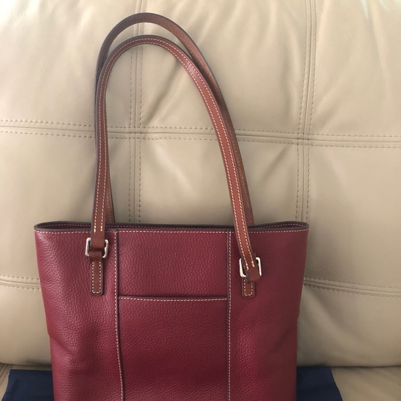 Dooney & Burke shopper tote bag - red wine - Picture 3 of 7